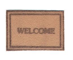 Dollhouse Miniature Welcome Mat